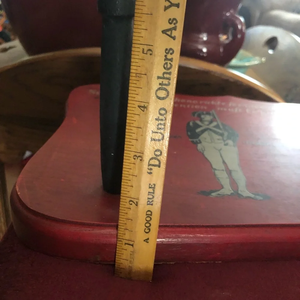 Vintage Wooden Soldier Military Peg Coat Rack